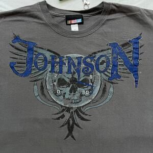 Vintage Y2K NASCAR Jimmie Johnson T-Shirt - Gray - M